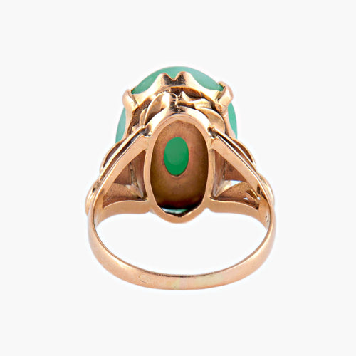 Bague Bague cabochon de jade 58 Facettes 432