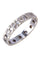 Bague 53 ALLIANCE MODERNE 14 DIAMANTS 58 Facettes 077811