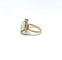 Bague Bague opale et diamants monture en or jaune 18 carats 58 Facettes