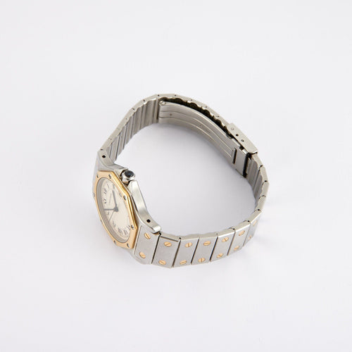 Montre Cartier - montre Santos octogonale 58 Facettes P6L5