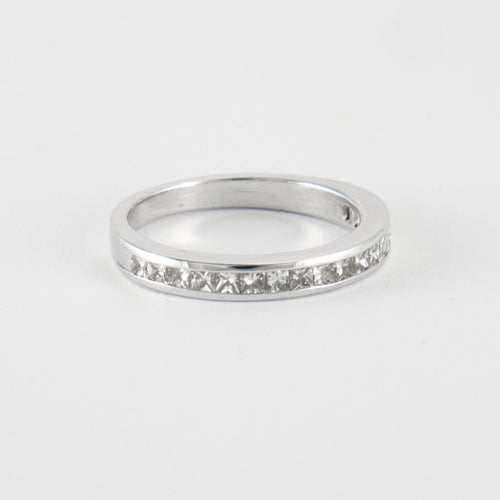 Bague 54 Bague en Or Blanc & diamants 58 Facettes