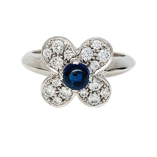 Bague 50 Bague Van Cleef & Arpels, "Fleurette", saphir, diamants. 58 Facettes 30998