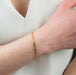 Bracelet Bracelet gourmette limée or jaune 58 Facettes CVBR36