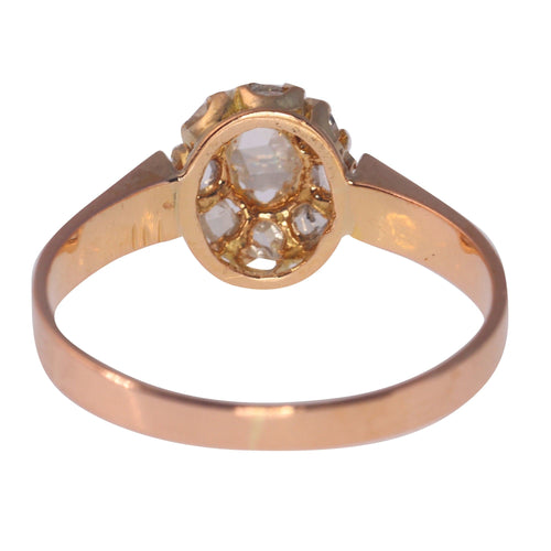 Bague 59 Bague en or rose, diamants 58 Facettes 22347-0071