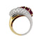 Bague 52 Bague "Toi & Moi", deux ors, rubis et diamants. 58 Facettes 31584