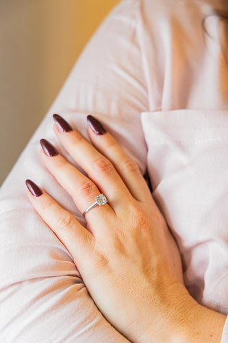 Bague 52.5 Bague Solitaire Or blanc Diamant 58 Facettes 2420922CN