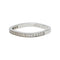 Bague 50 Alliance Dinh Van, "Carrée", or blanc et diamants. 58 Facettes 31305