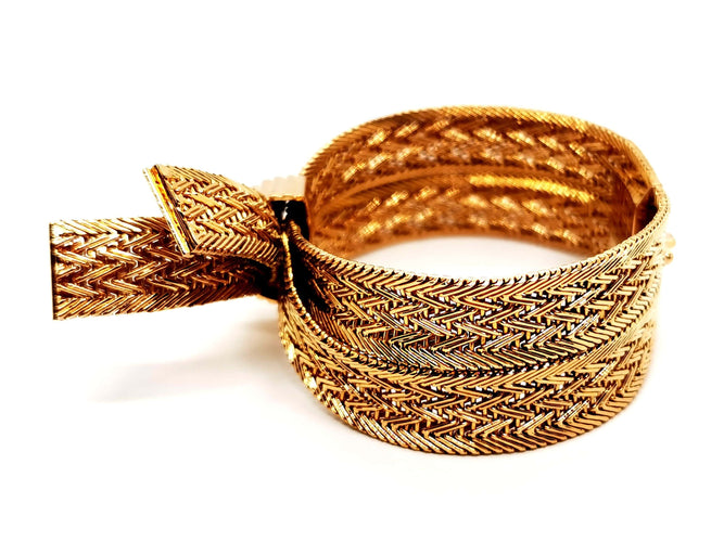 Bracelet Bracelet Manchette Or jaune 58 Facettes 1452666CN