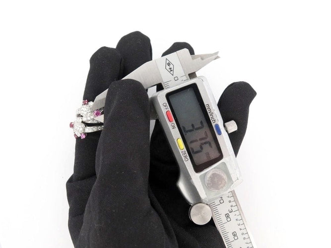 Bague 55 bague CHAUMET bee my love or blanc 18k diamant 1.1ct diamond 55 58 Facettes 250945