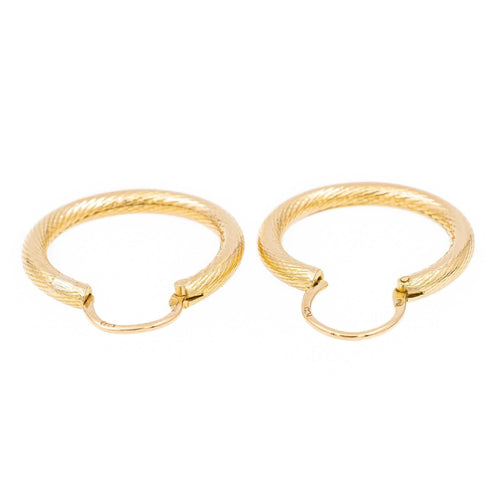 Boucles d'oreilles Boucles d'oreilles Créoles Or jaune 58 Facettes 2260014CN