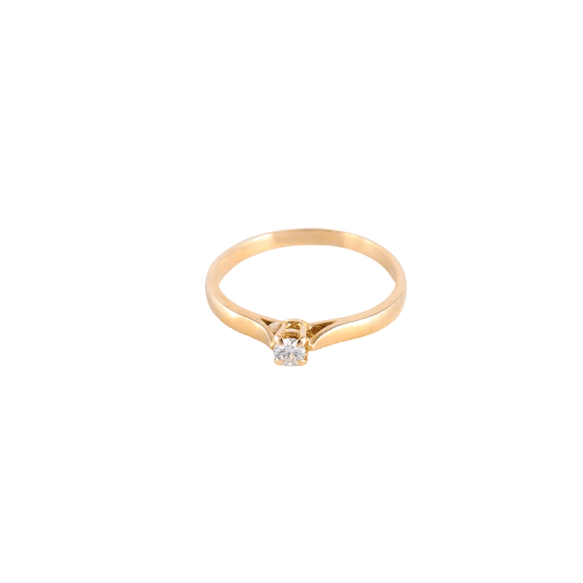 Bague 53 Bague Solitaire 4 griffes Diamant 58 Facettes