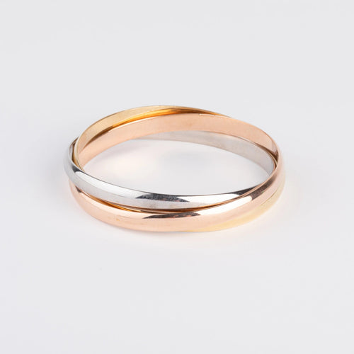 Bracelet Bracelet 3 ors de la maison Cartier collection Trinity 58 Facettes