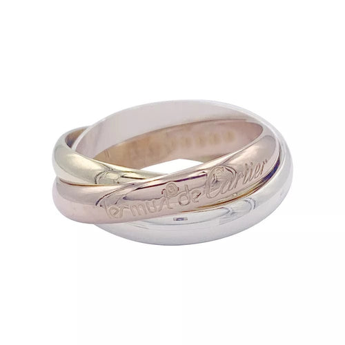 Bague 51 Bague Cartier, "Trinity", trois ors. 58 Facettes 33133