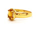 Bague 56 Bague Or jaune Citrine 58 Facettes 06340CD