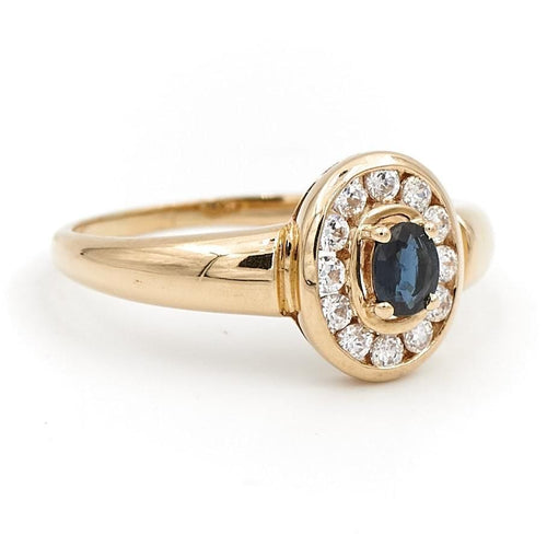 Bague 56 Bague Or jaune Saphir 58 Facettes 1763491CN