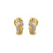 Boucles d'oreilles Boucles d'oreilles 2 ors diamants 58 Facettes 34051