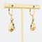 Boucles d'oreilles Boucles d'oreilles pendantes à la rose 58 Facettes 19-456G