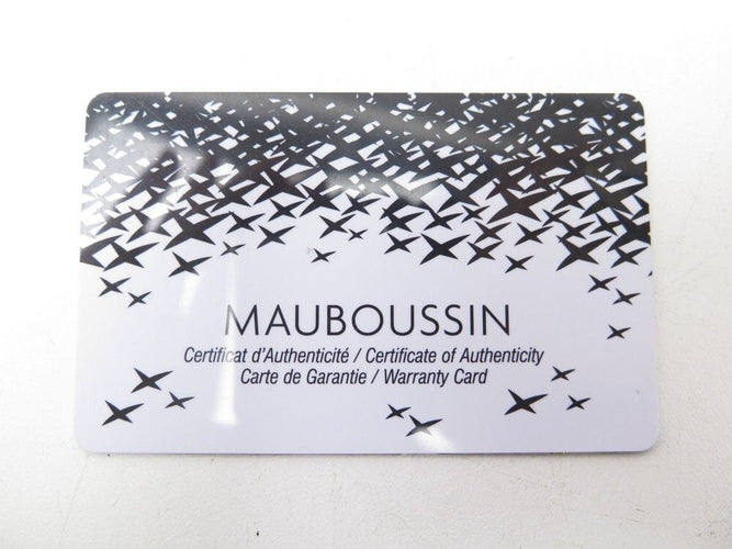 Bague 48 bague MAUBOUSSIN je le veux 5 rangs t48 49 or blanc 18k & diamants 58 Facettes 237061