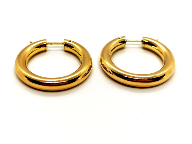 Boucles d'oreilles Boucles d'oreilles Créoles Or jaune 58 Facettes 1351520CN