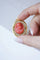 Broche ancienne en or jaune et camée ange en corail 58 Facettes