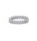 Bague 49 / Blanc/Gris / Or 750 Alliance américaine 23 Diamants 58 Facettes 210157R