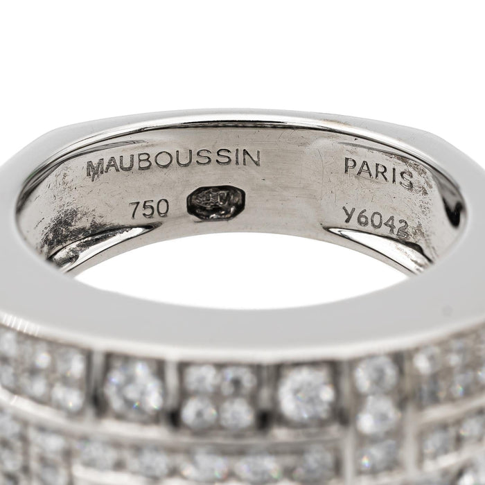 Bague 54 Mauboussin Bague Belles toujours Or blanc Diamant 58 Facettes 2427309CN