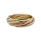 Bague 49 Bague Cartier, Semainier, trois ors. 58 Facettes 32523