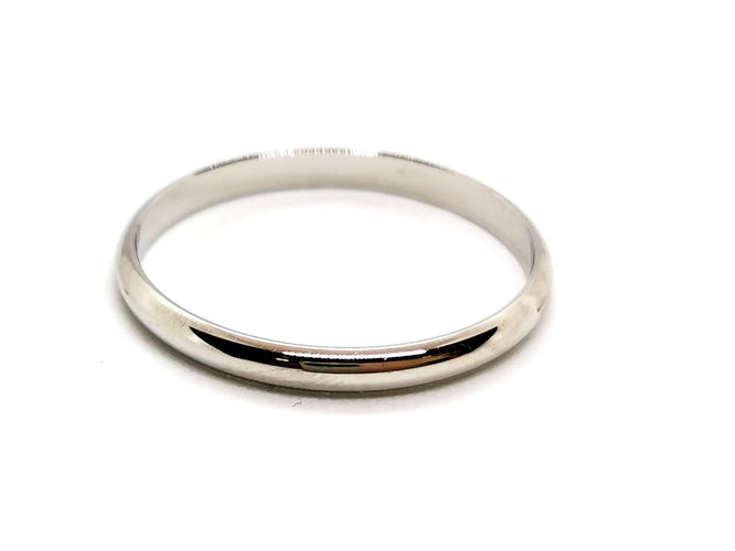 Bague 65 Bague Alliance Or blanc 58 Facettes 1178331CD