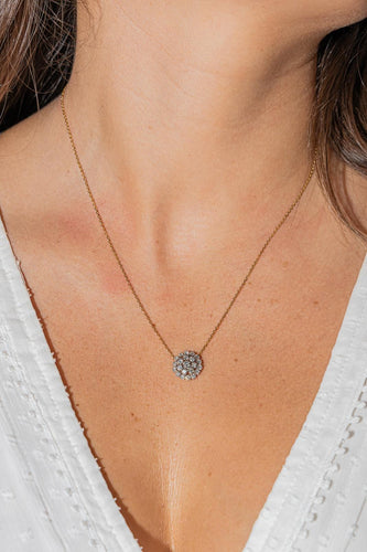 Collier Collier Pendentif Or jaune Diamant 58 Facettes 2376959CN