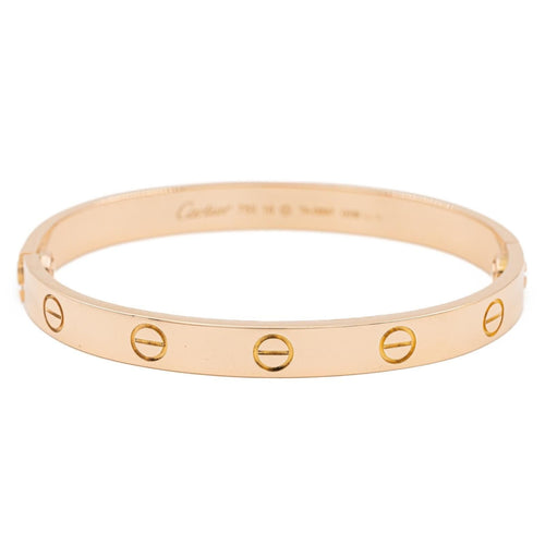 Bracelet Cartier Bracelet Jonc Love Or rose 58 Facettes 2382367CN
