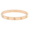 Bracelet Cartier Bracelet Jonc Love Or rose 58 Facettes 2382367CN