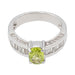 Bague 46 Bague Or blanc Péridot 58 Facettes 2675134CN