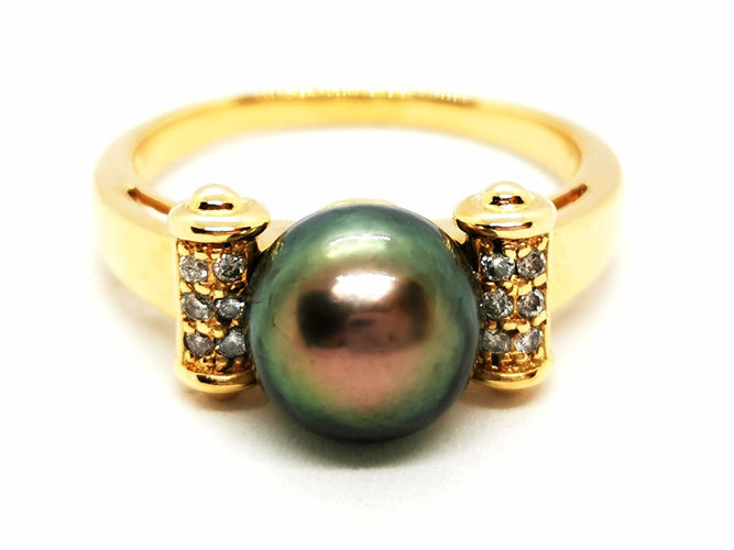 Bague 60 Bague Or jaune Perle 58 Facettes 1501566CN