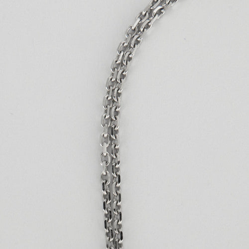 Broche Bracelet or blanc barrette de diamants noirs 58 Facettes