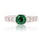 Bague 52 Bague grenat tsavorite et diamants princesse 58 Facettes 22-488