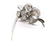 Broche Broche Fleur Or blanc Diamant 58 Facettes 1480252CN