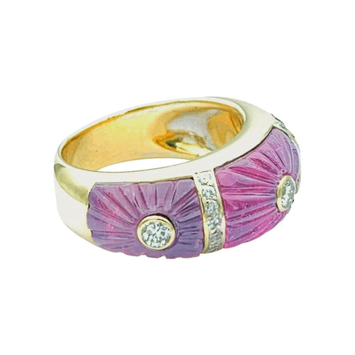 Bague 53 Bague Cartier, or jaune, tourmalines, diamants. 58 Facettes 32786D