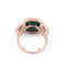 Bague Bague en or jaune malachite, nacre et diamants 58 Facettes 1