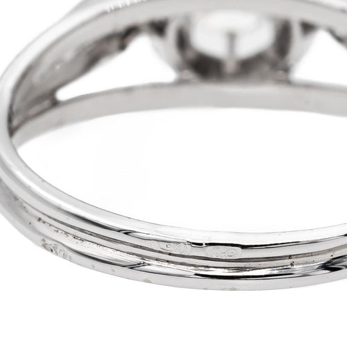 Bague 54 Bague Or blanc Diamant 58 Facettes 2569096CN