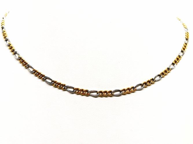 Collier Collier Maille alternée Or jaune 58 Facettes 1180579CD