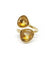 Bague 56 / Jaune / Or 750 Bague Toi et Moi Or et Citrine 58 Facettes 190089R