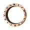 Bague 53 Bague Bulgari, "B.Zero1", or rose et céramique. 58 Facettes 30729