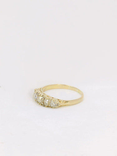 Bague 60.5 Bague jarretière Or jaune Diamants 58 Facettes J155