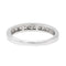 Bague 48 Bague Demi alliance Or blanc Diamant 58 Facettes 2513751CN