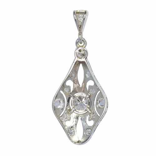 Pendentif Pendentif diamant vintage des années 1920 58 Facettes 23283-0105
