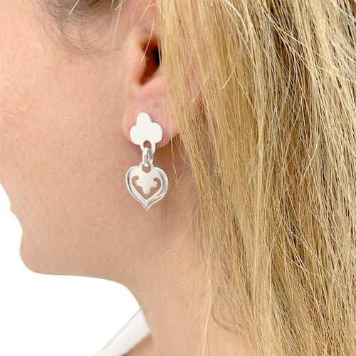 Boucles d'oreilles Boucles d'oreille O.J. Perrin, "Légendes", or blanc. 58 Facettes 32890
