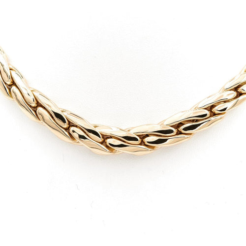 Collier Collier Maille haricot Or jaune 58 Facettes 1654341CN