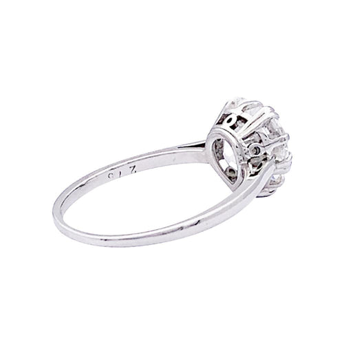 Bague 56 Bague Mellerio, platine et diamant. 58 Facettes 33413