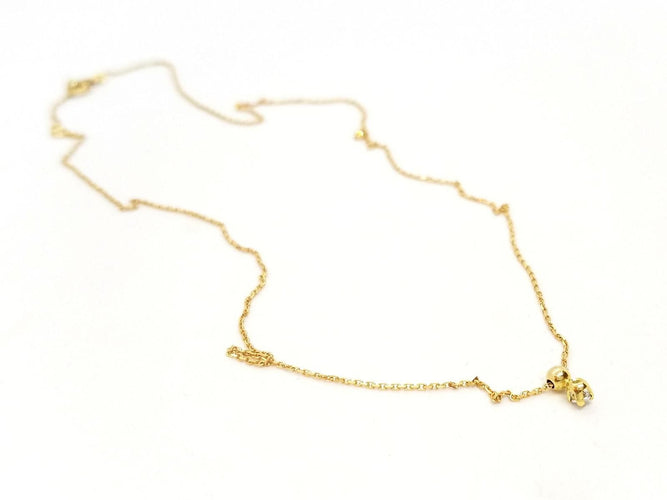 Collier Collier Chaîne + pendentif Or jaune Diamant 58 Facettes 579127RV