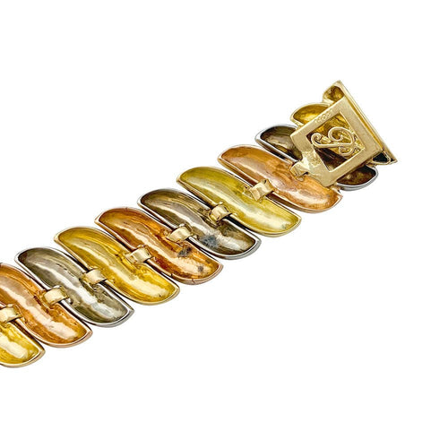 Bracelet Bracelet Poiray en trois tons d'or. 58 Facettes 31570